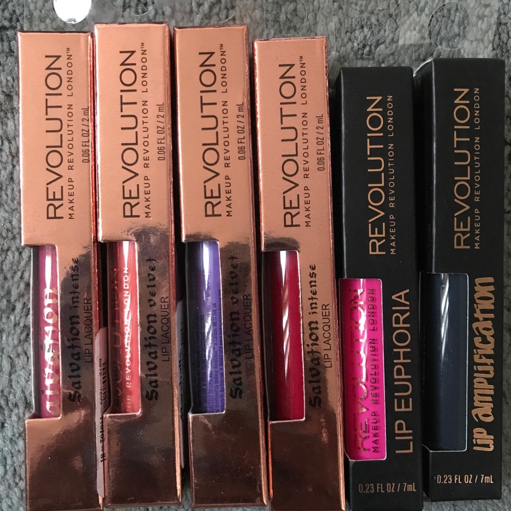 Revolution Lip Lacquer all BNIB all for $20